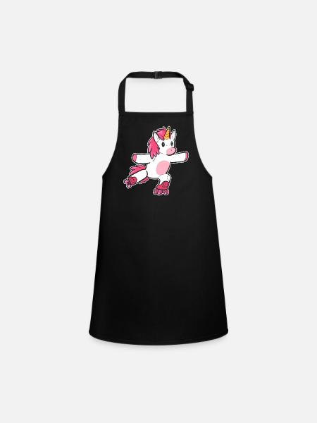 Roller Skating Roller Skates Inline Skates - Children's Apron - black - Front