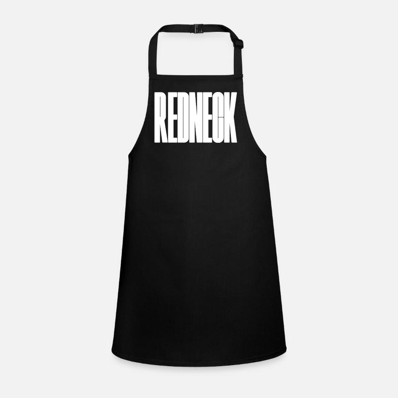 Redneck- big, bold and funny typographical design Children's Apron