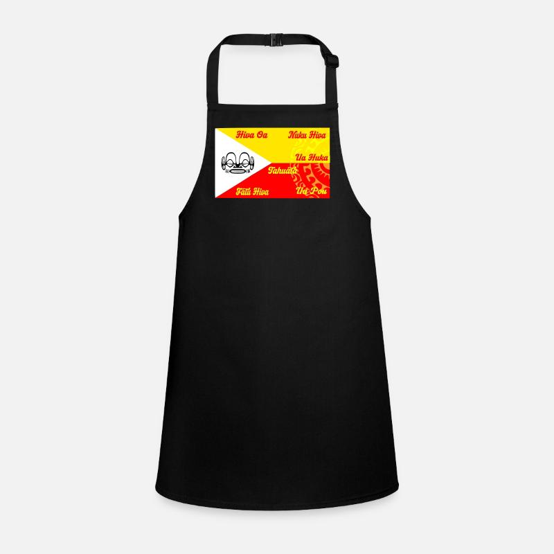 Marquesan Flag - Personalized Children's Apron