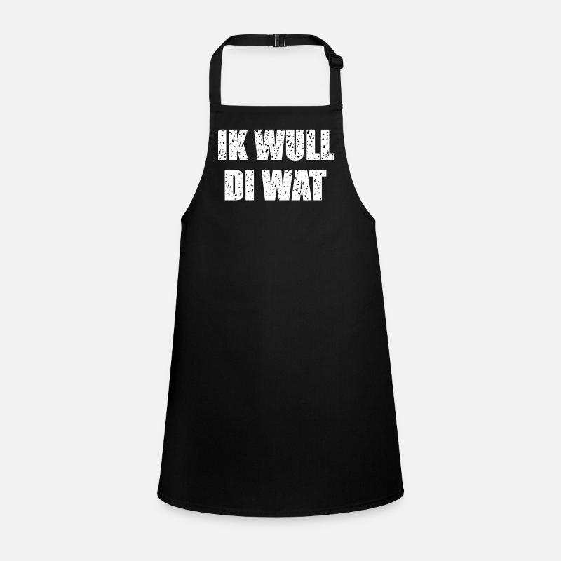 Funny Low German saying Children's Apron
