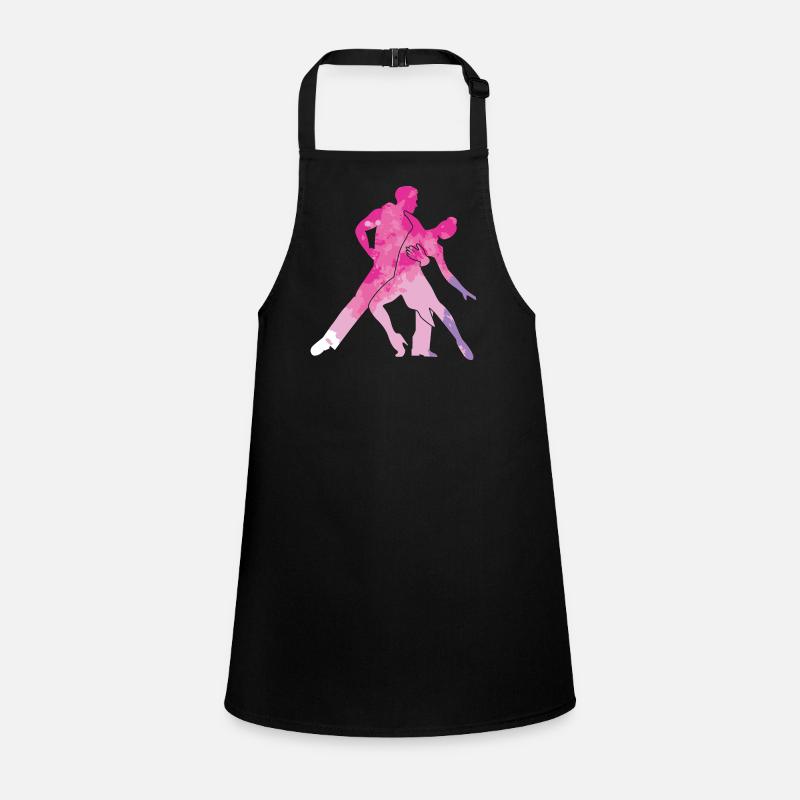 Salsa Dancing Dancing Couple Anniversaire Cadeau Rose Tablier Enfant