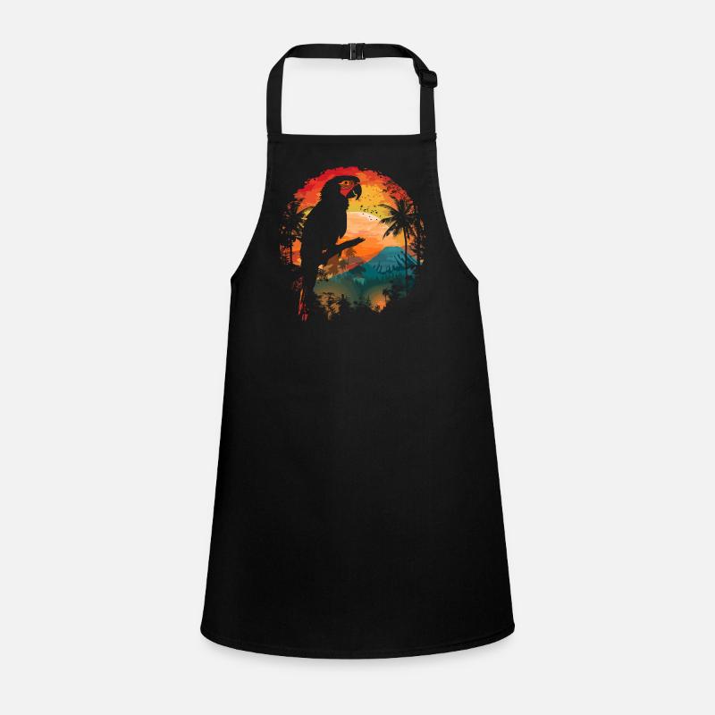 Parrot Bird Macaw Wilderness Children's Apron