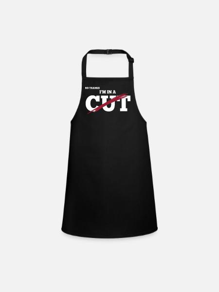 Pruning season with reduced calorie deficit - Children's Apron - black - Front