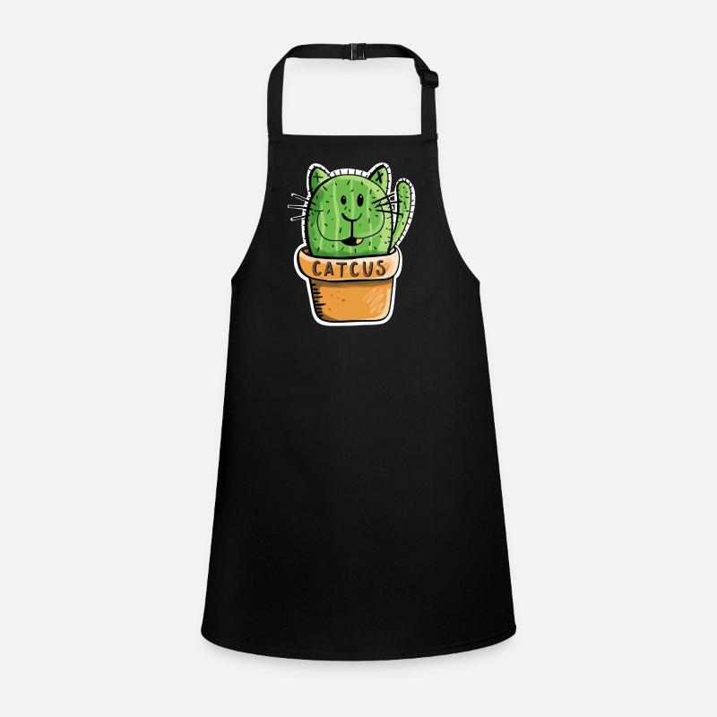 Catcus Cactus Cat - Cats - Cacti - Comic - Fun Children's Apron