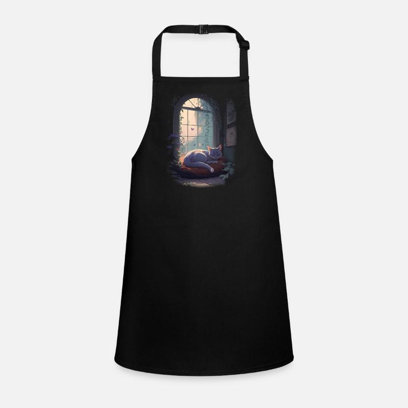 Sleeping Cat Children's Apron