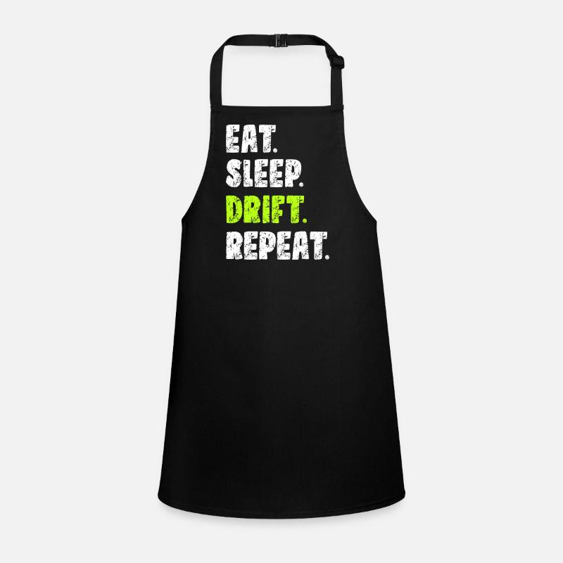 Eat Sleep Drift Repeat | Car Drifting Children's Apron