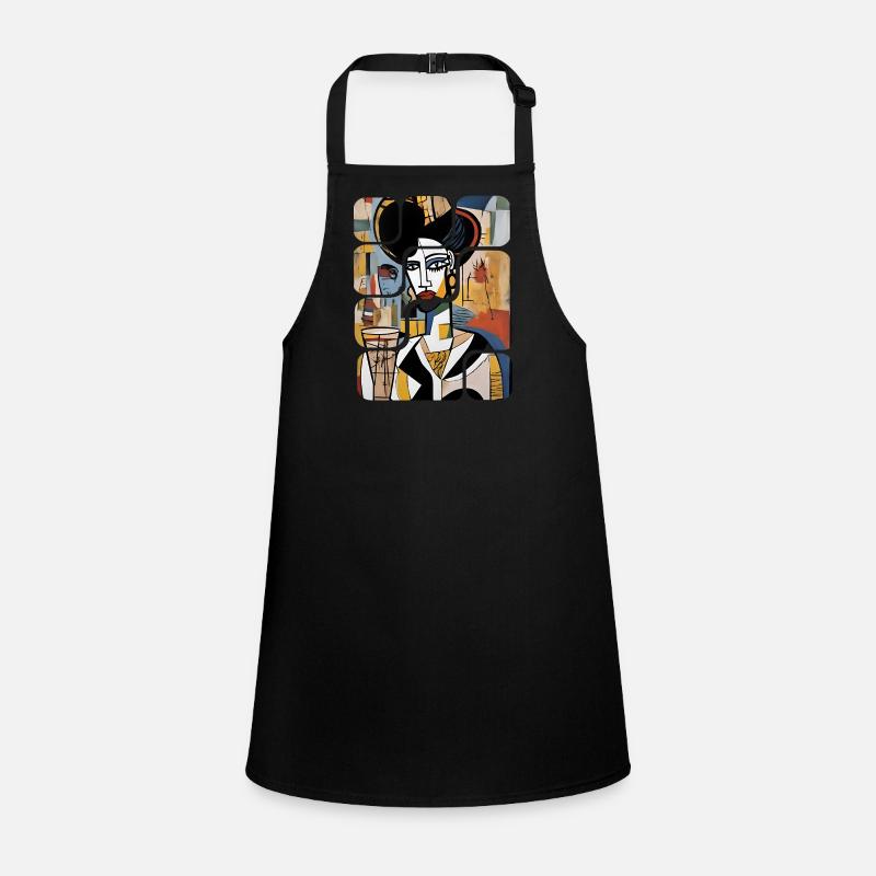 Modern Abstract Woman's Art Children's Apron