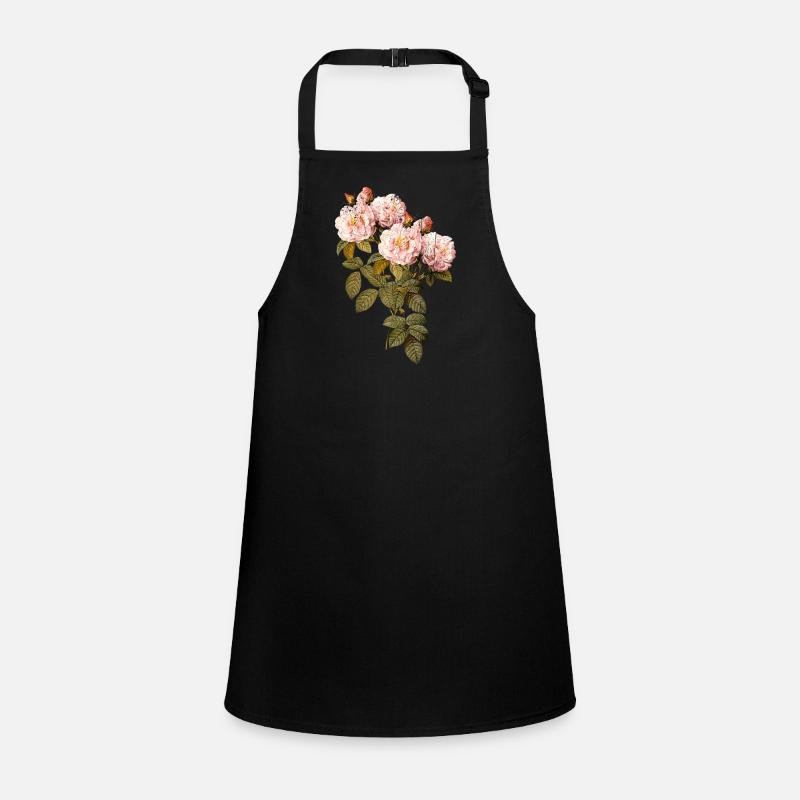 Blush Rose Vintage Botanical Schürze für Kinder