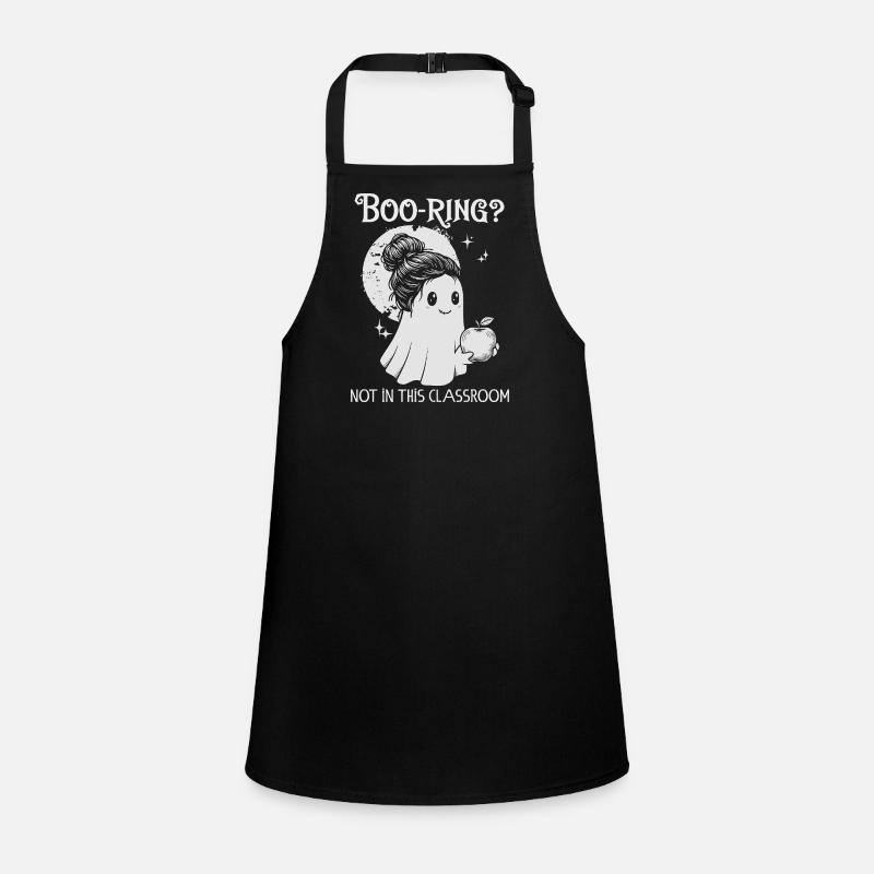 Funny Teacher Skeleton Halloween Classroom Children's Apron