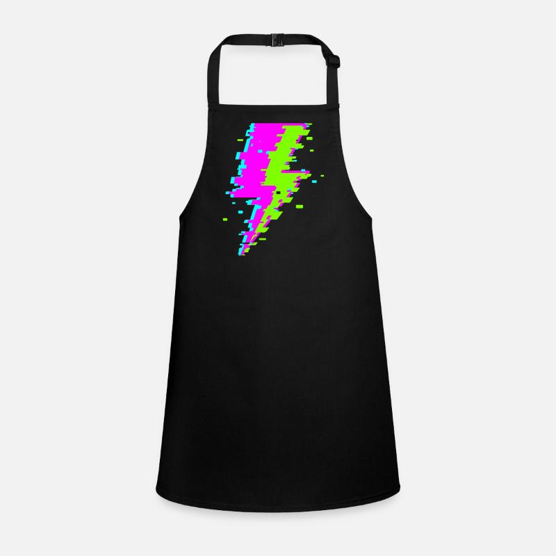 Psychedelic Digital Beam Children's Apron