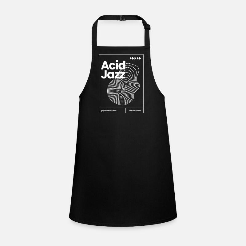 Design eines Acid-Jazz-Musikplakats Schürze für Kinder