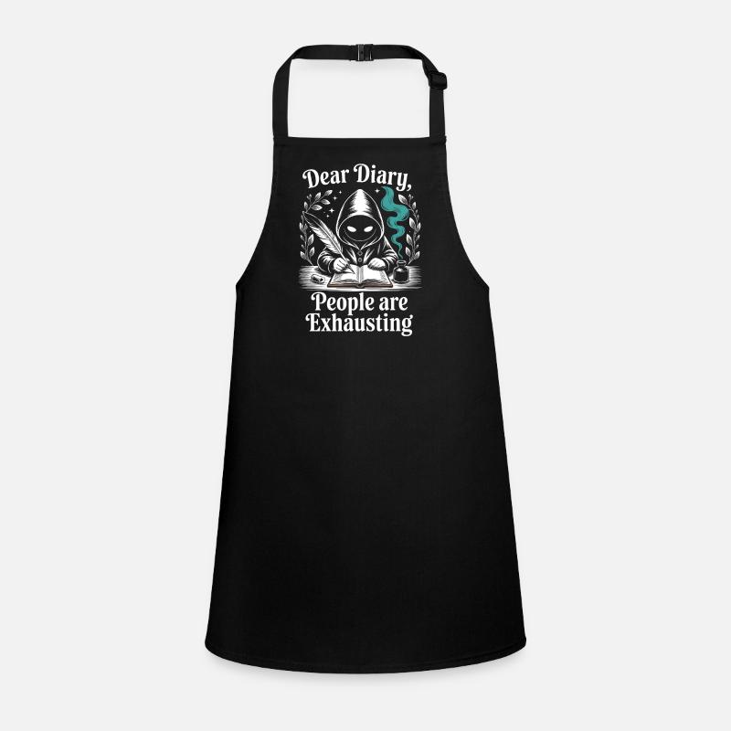 Dear Diary People Are Exhausting Children's Apron