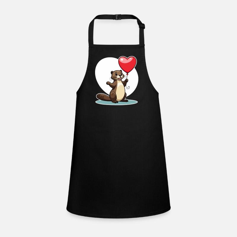 Otter Heart - Valentine's Day Children's Apron