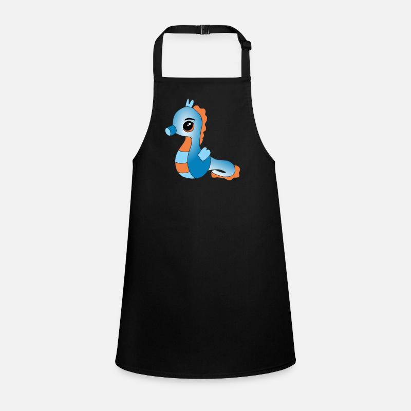 Knuffiges Seepferdchen Schürze für Kinder