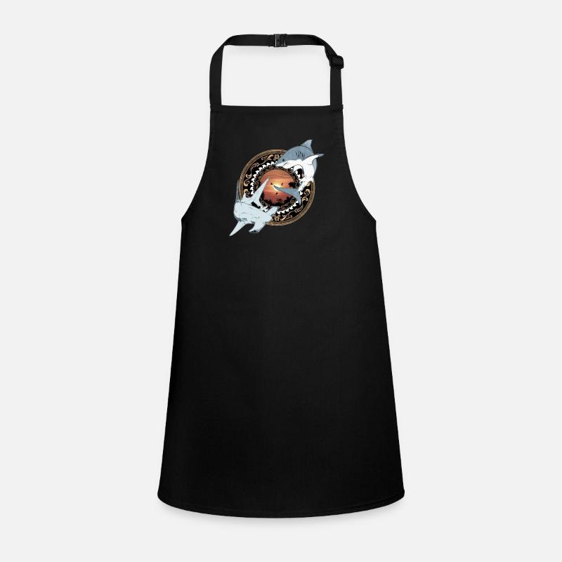 Hammerhead Great White Shark Hawaiian Children's Apron