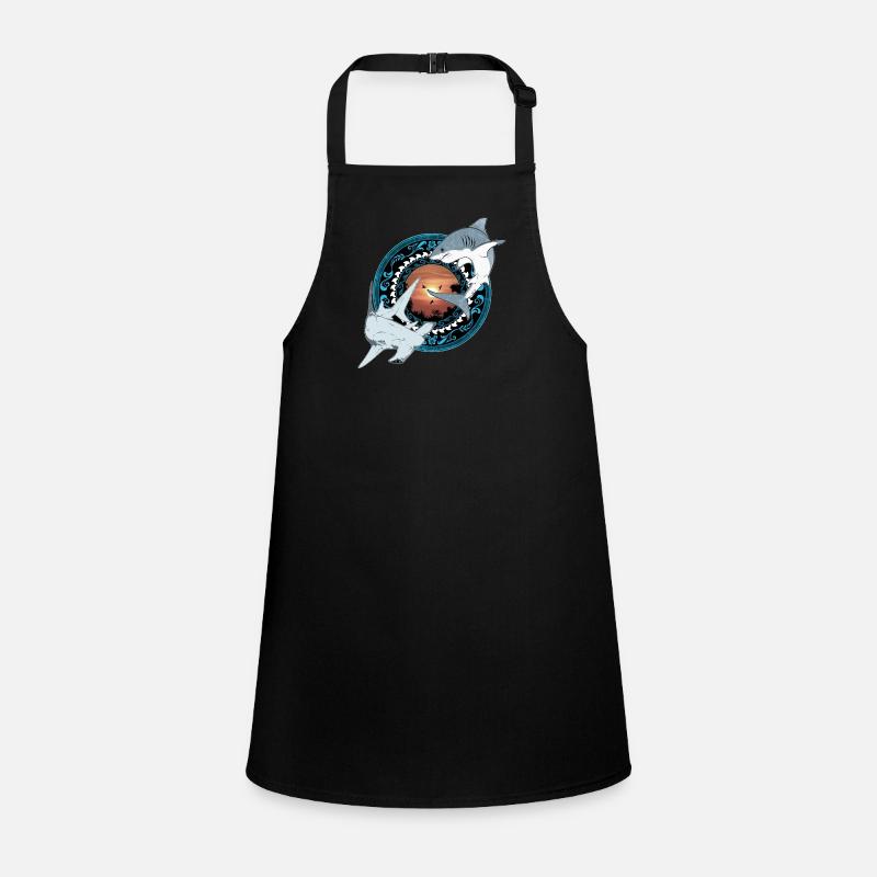 Requin-marteau Grand Requin blanc hawaïen Tablier Enfant