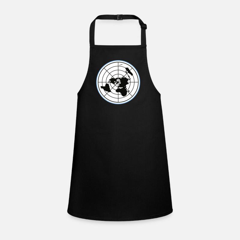 Flat Earth | Flat Earth Map | Colors changeable Children's Apron