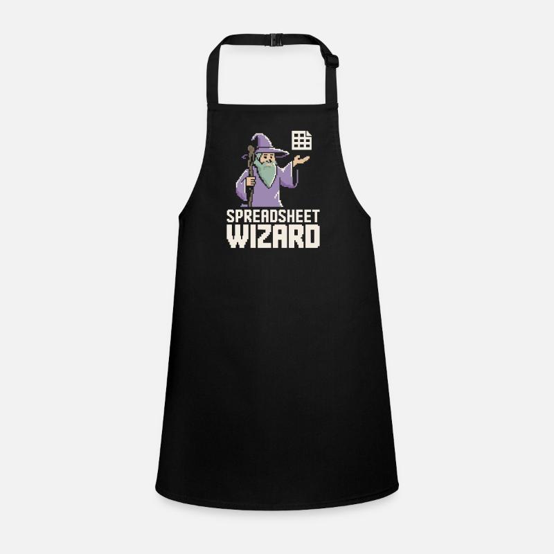 Spreadsheet Wizard Funny Controller Accountant Children's Apron