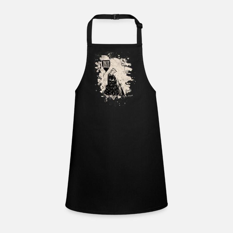 Walther von der Vogelweide - creme bleached Schürze für Kinder