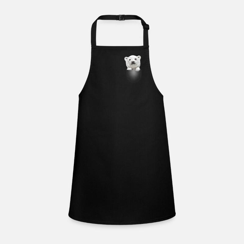 POCKET POLAR BEAR Children's Apron