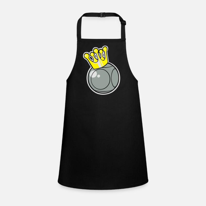 roi pétanque logo flex Tablier Enfant