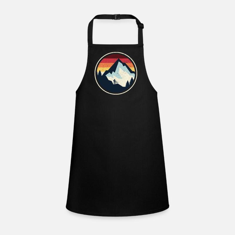 Sunset Peak MTB Silhouette Children's Apron