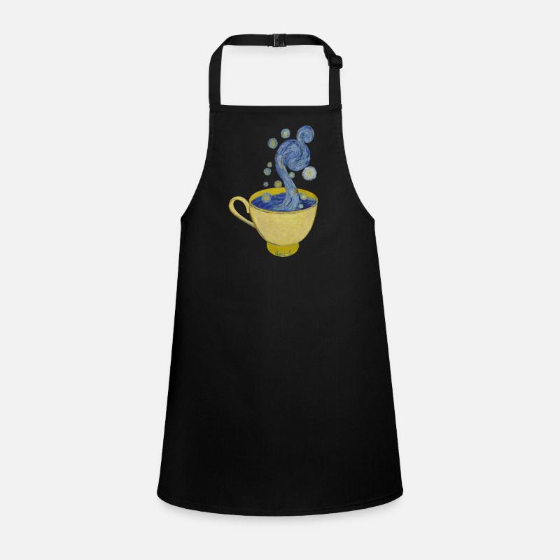 Starry Coffee, Starry Night - Vincent Schürze für Kinder