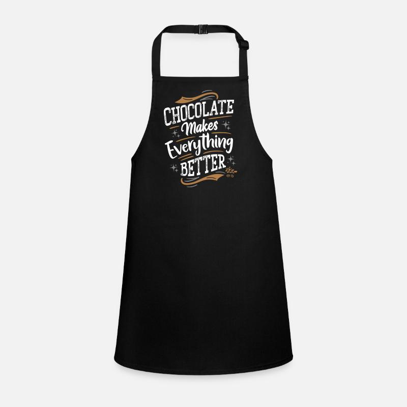 Chocolate makes everything better - Schokolade Children's Apron