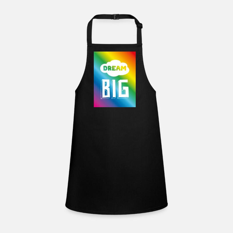 Rainbow Flow Dream Big Pride T-Shirt Design Children's Apron