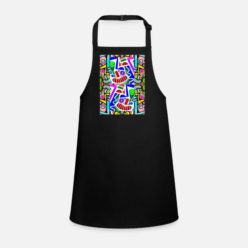 Pop art Motif Visage Graffiti Tablier Enfant