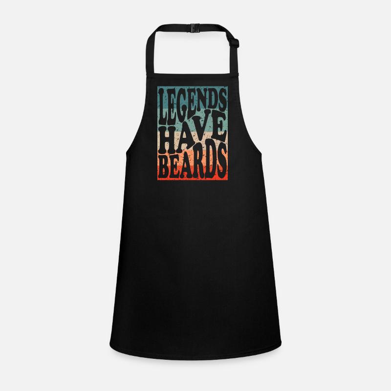 Legends wear beards Children's Apron