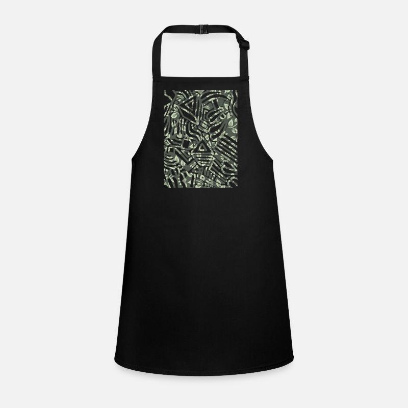 Geometric Print Children's Apron