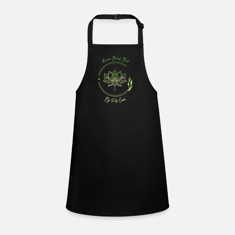 Lotus flower Karma Beach lime green Children's Apron