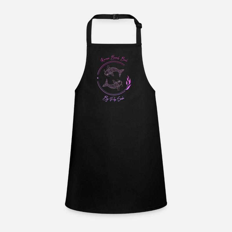 Karma Beach purple fish Children's Apron