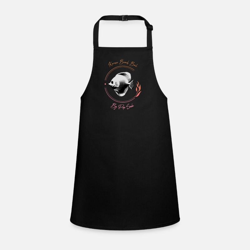 Karma Beach Tang fish orange rose Tablier Enfant