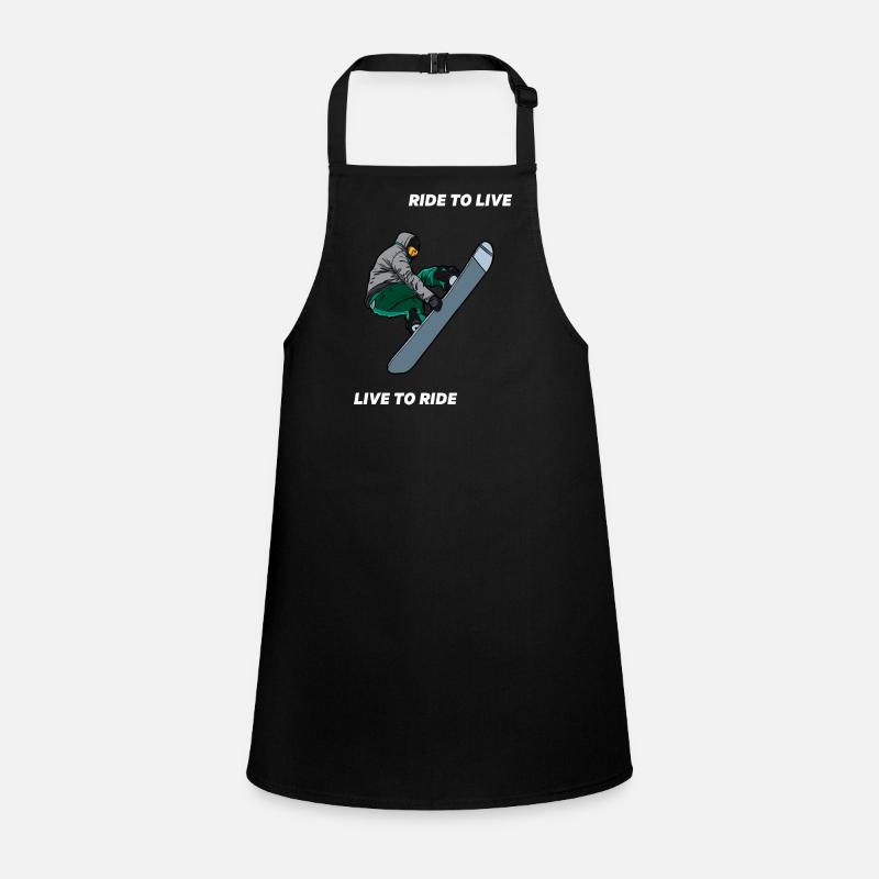 SNOWBOARDING Children's Apron