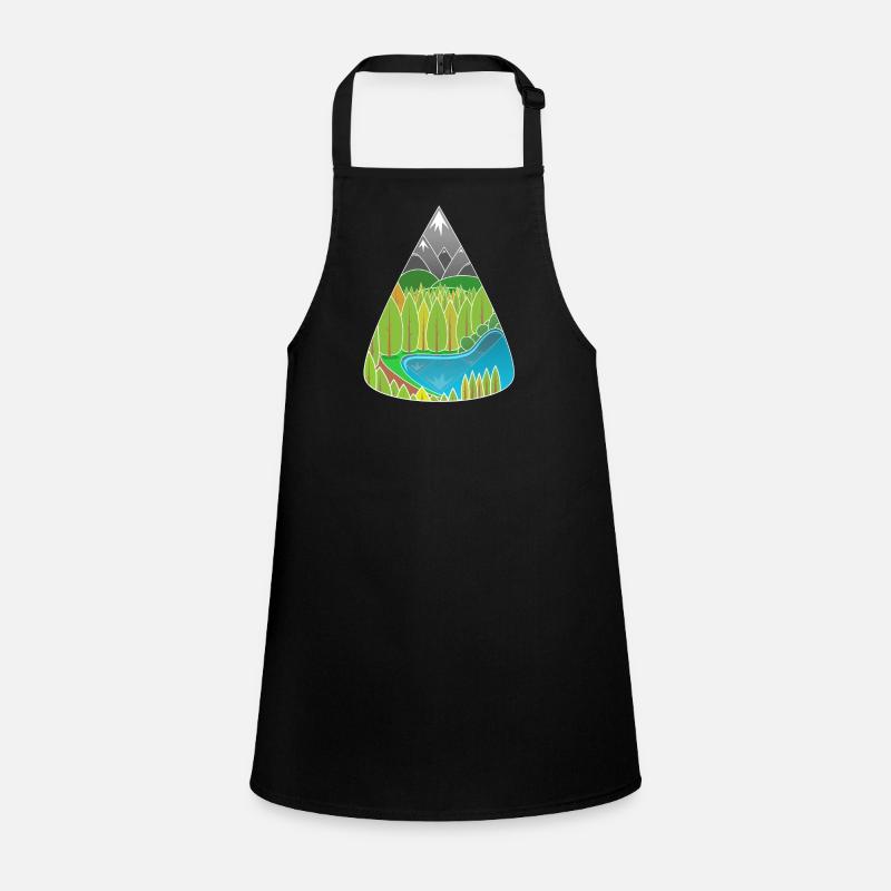 Alps Mountain Lake Forest Magic Children's Apron