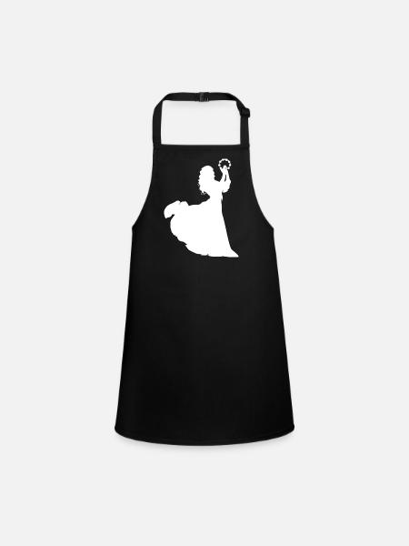 Danse Danse Musique - Tablier Enfant - noir - Devant