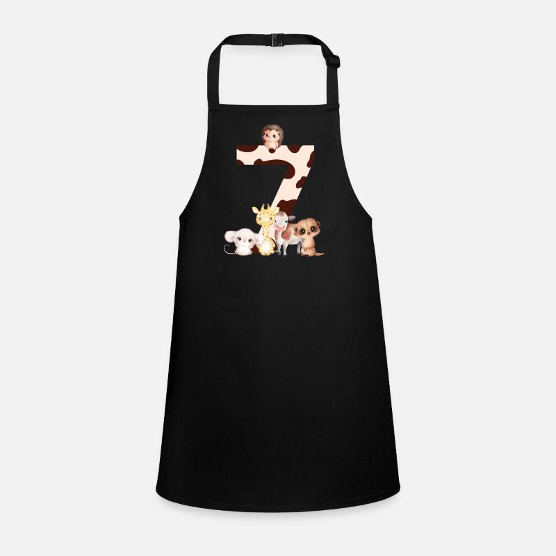 7th anniversary - seventh anniversary animals Children's Apron