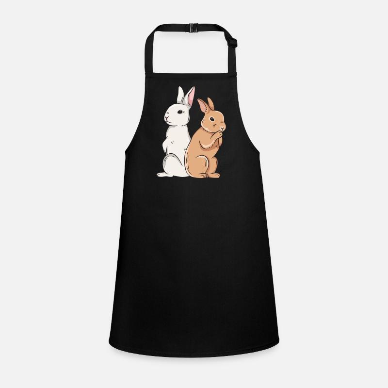 Conception de lapin mignon pour les propriétaires de lapins Tablier Enfant