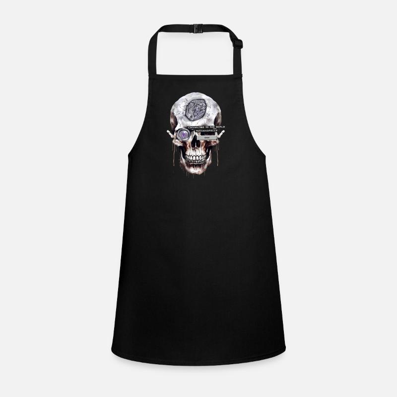 Mechanical Skull Children's Apron