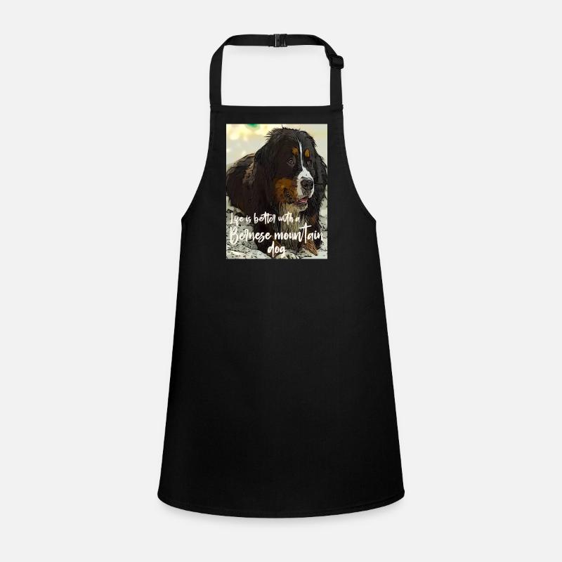 Berner Sennenhund Schürze für Kinder