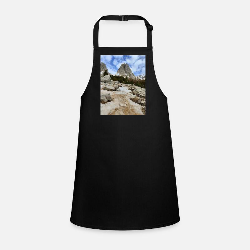 Schneebedeckte Berge Schürze für Kinder