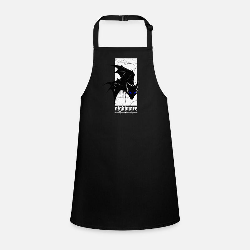 Nightmare Bat – Gothic Horror Vampire Creature Art Children's Apron