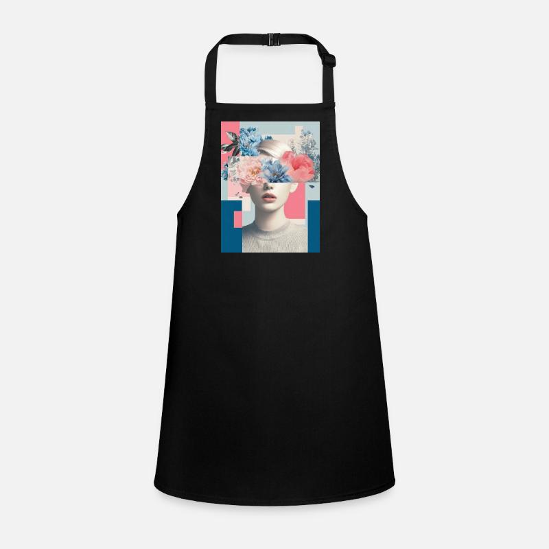 Abstract floral femininity Children's Apron