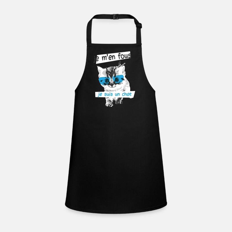 Chat Humour Geek Mignon Phrase drôle Tablier Enfant