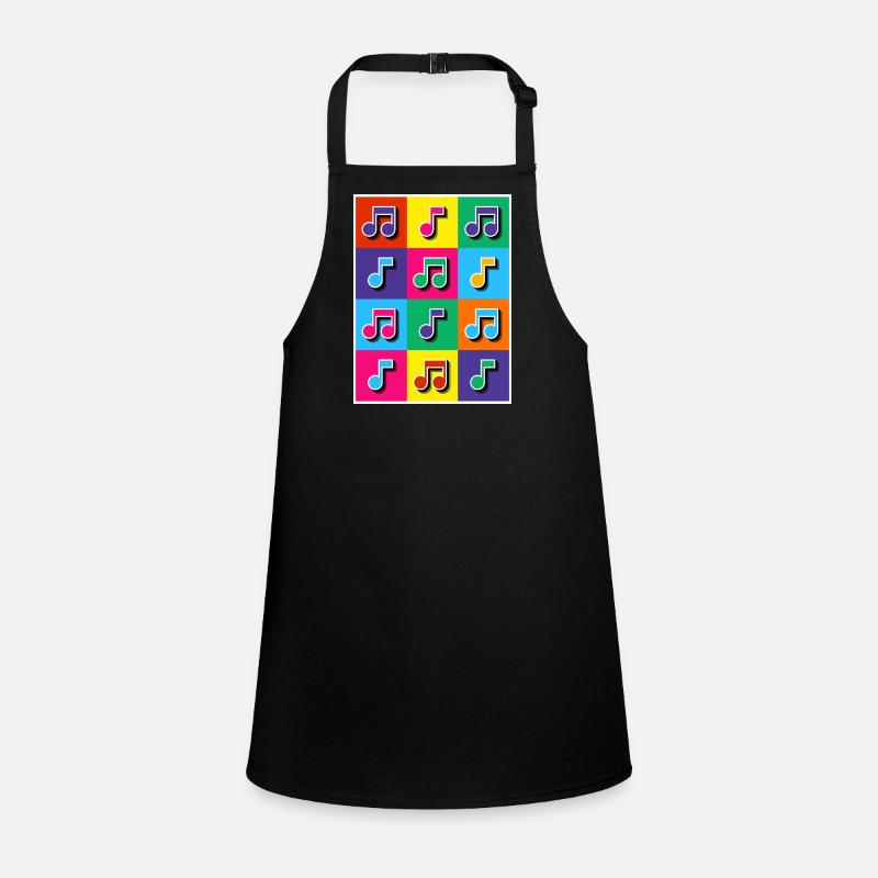 Pop Art Music Notes Mosaic Children's Apron