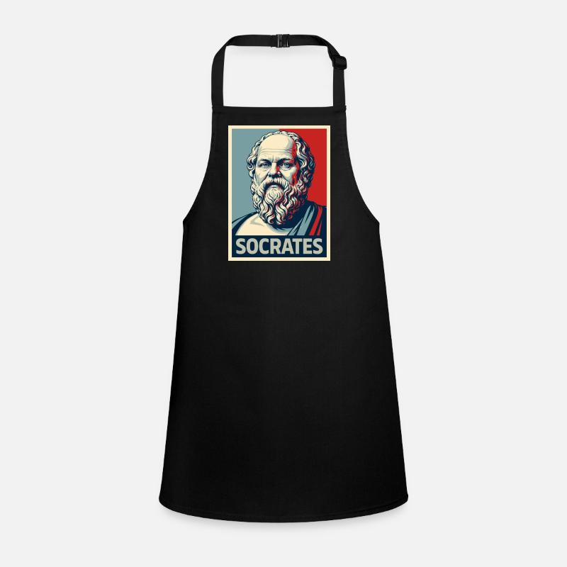 Portrait pop art de Socrate Tablier Enfant