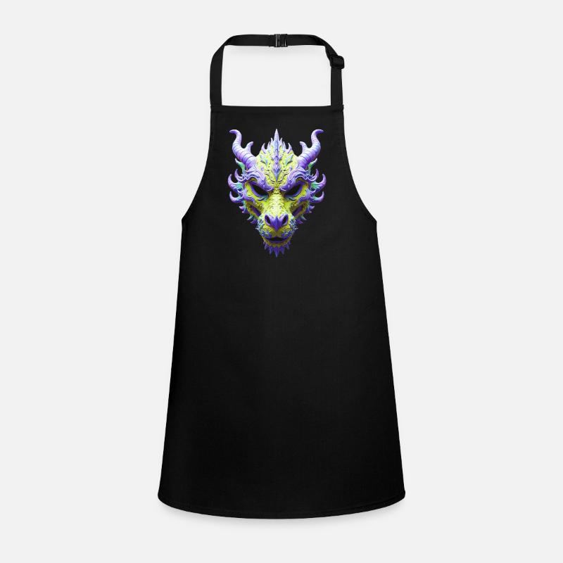 Masque du Dragon Vert Aurore Tablier Enfant