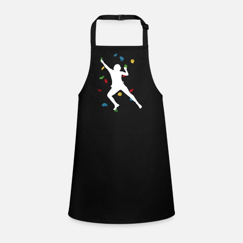 Climbing Wall Man White – Boulder Style Children's Apron